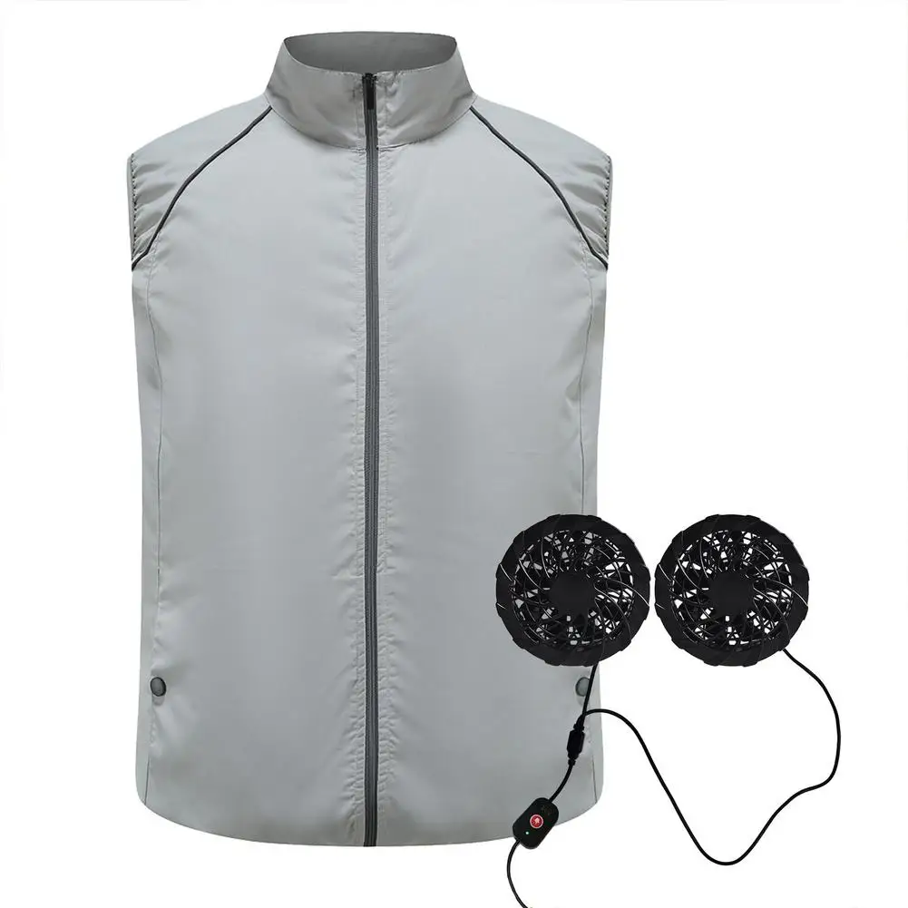 

Fan Equipped Clothing Reflective Air Conditioned Cooling Vest Cycling Vest Reflective Vest Chaleco Ciclismo Chaleco Reflectante