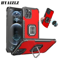 armor case cover for iphone 12 11 pro max se 2020 xr xs 7 8 6 plus magnetic car phone fundas ring holder shockproof hybrid coque
