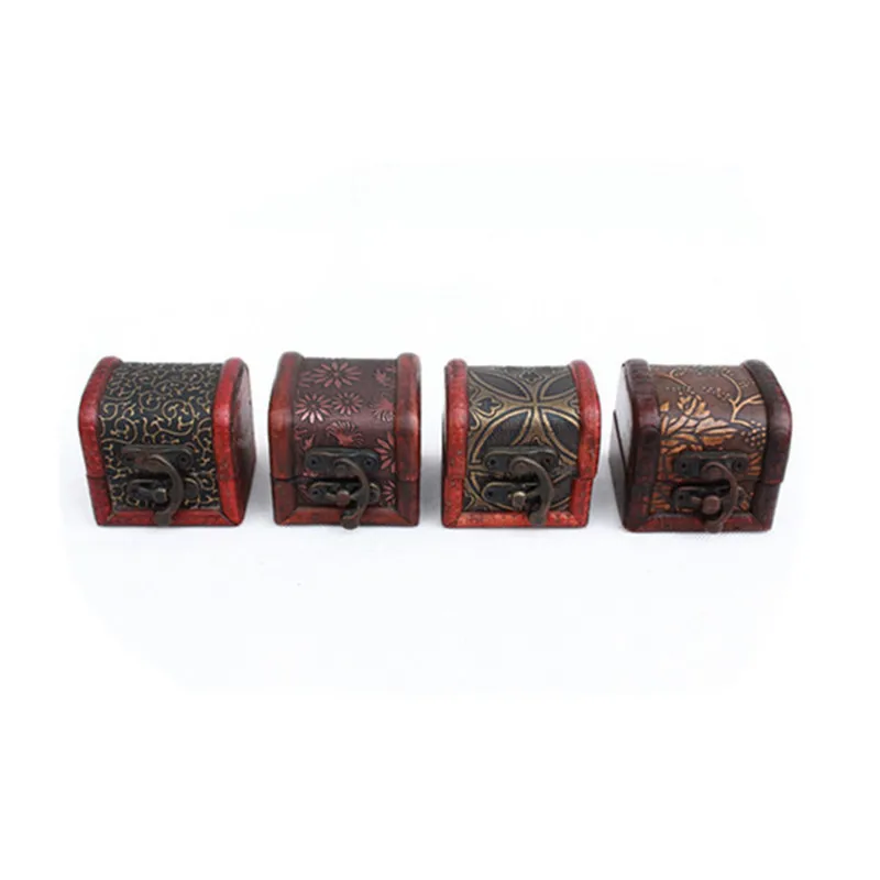 Free Shipping Vintage Jewelry Box Jewellery Organizer Storage Case Mini Container Decorative Wooden Beauty Boxes | Дом и сад