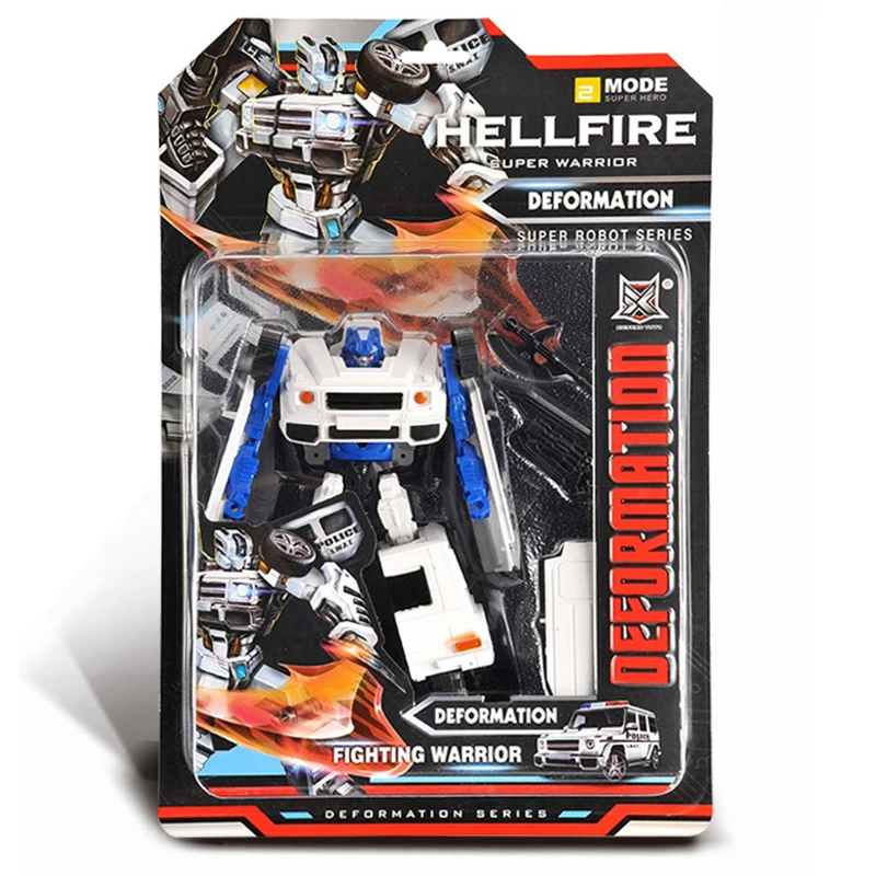 

Transformation Robot Car Deformation Robot Action Figures Toy For Boy Mini Vehicle Model Kids Gift HF9266AB