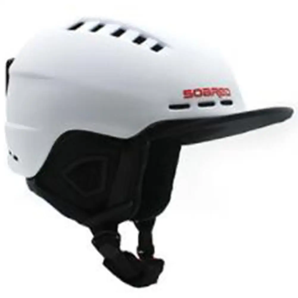 Съемный Одноцветный лыжный шлем безопасный теплый для сноуборда цельный