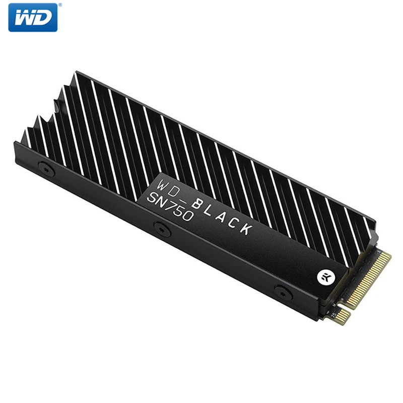 WESTERN DIGITAL WD BLACK SN750 SSD 500 Гб M.2 2280 NVMe PCIe Gen3 Внутренний твердотельный накопитель для