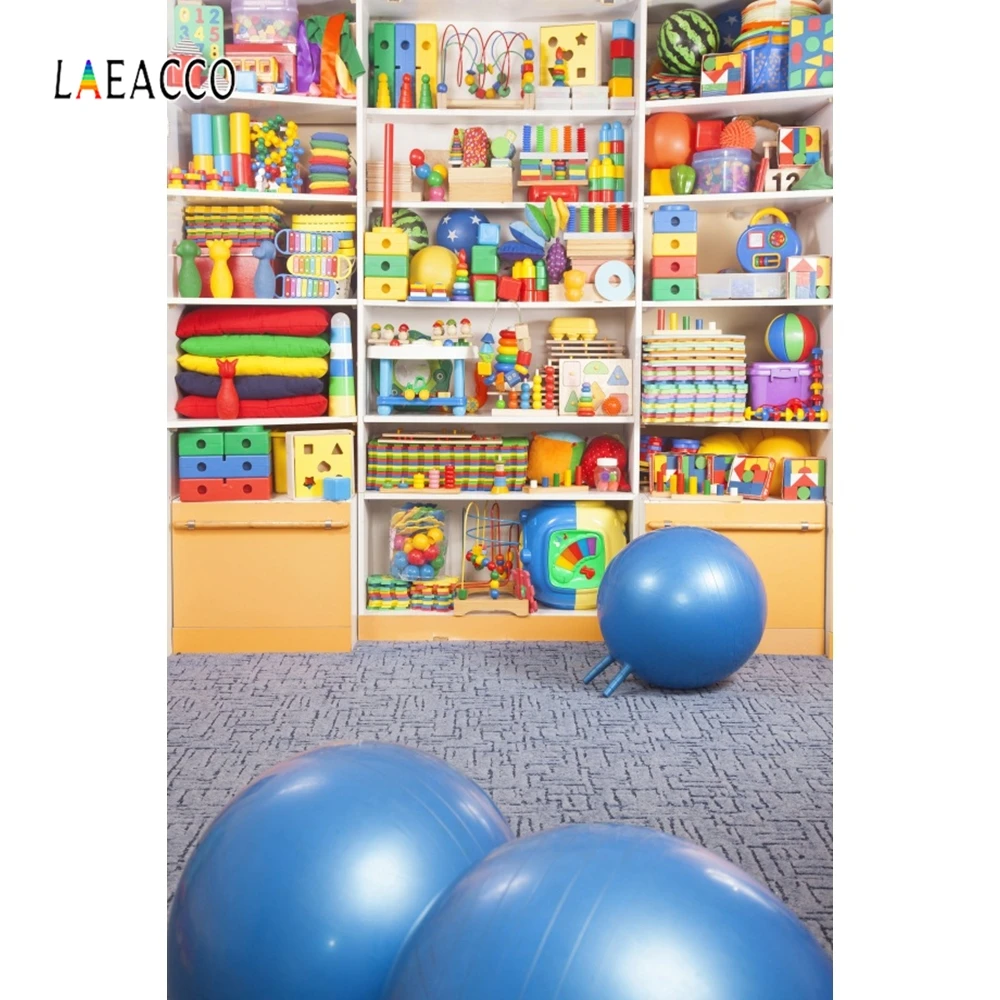 Laeacco Children Brain Game Lego Toys Baby Blackboard Photography Backgrounds Customized Photographic Backdrops For Photo Studio |