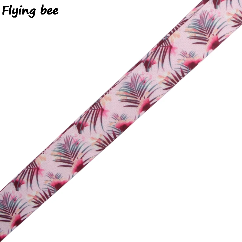 Брелок Flyingbee с цветочным рисунком модный держатель для ключей ремешок телефона