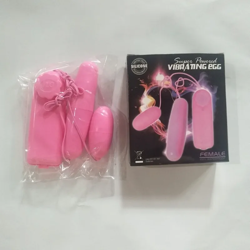 Забавное двойное прыгающее яйцо длинное и короткое вибрация водонепроницаемое