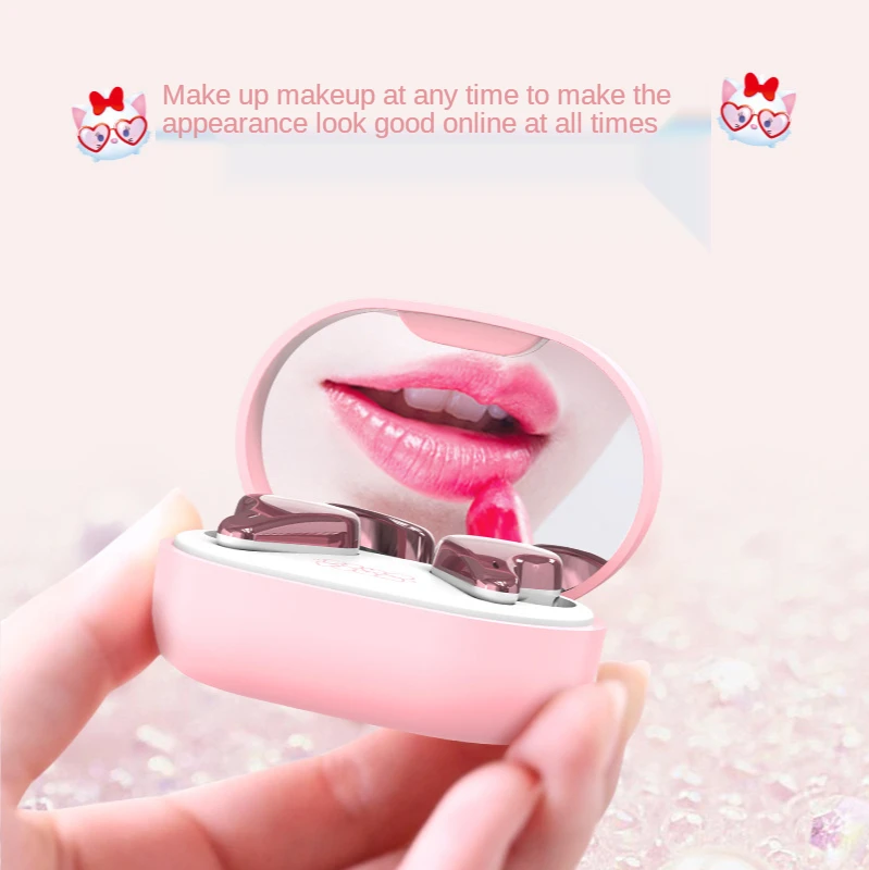

Disney makeup mirror wireless bluetooth headset in-ear sports running music call headset