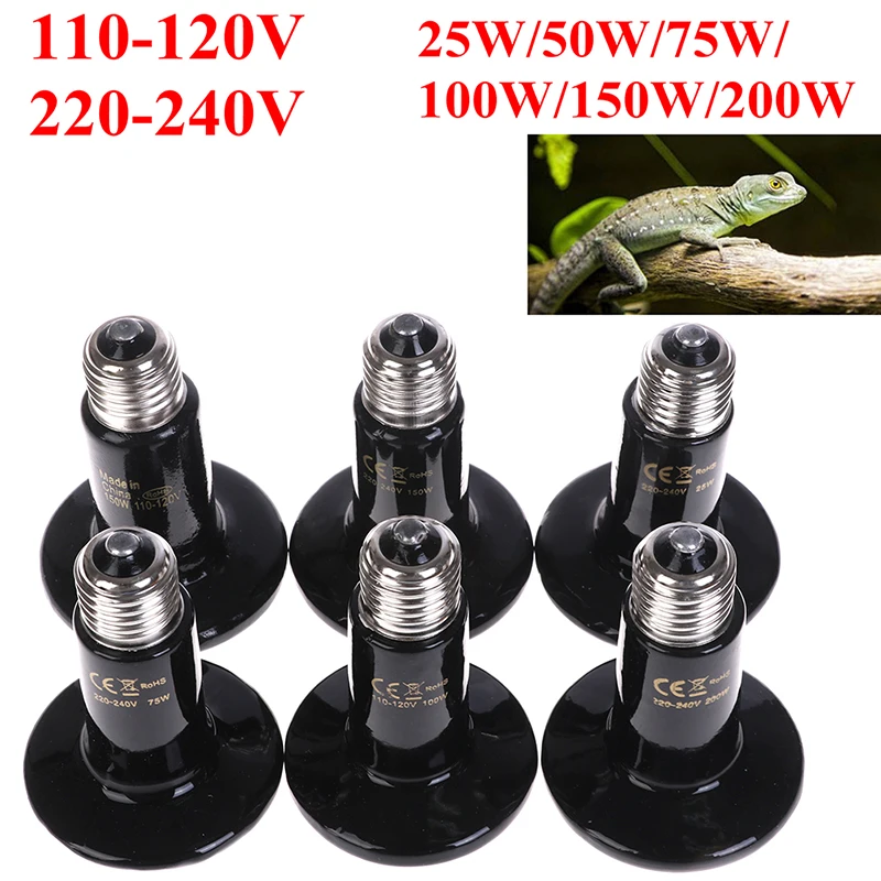 

Pet Reptile Infrared Ceramic Heating Lamp 110V 220V Heat Emitter Light Bulb