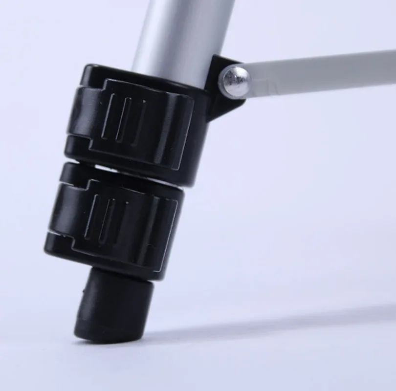 

Professional Foldable Camera Tripod Holder Stand Screw 360 Degree Fluid Head Tripod Stabilizer Aluminum with Phone Holder