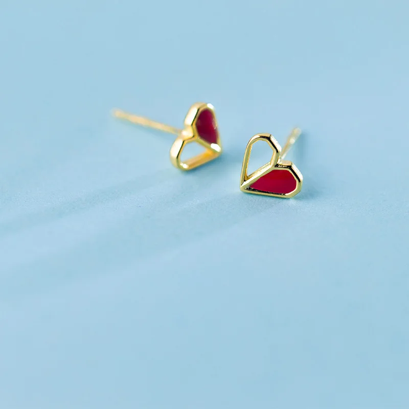 Женские ажурные серьги гвоздики Trusta модные милые миниатюрные золотистые и