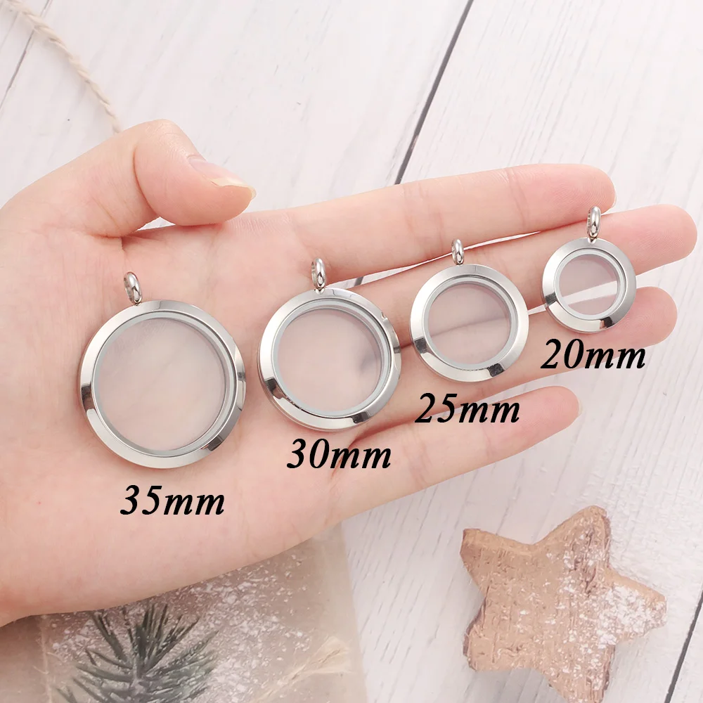 Оптовая продажа водонепроницаемые плавающие медальоны из нержавеющей стали 316l