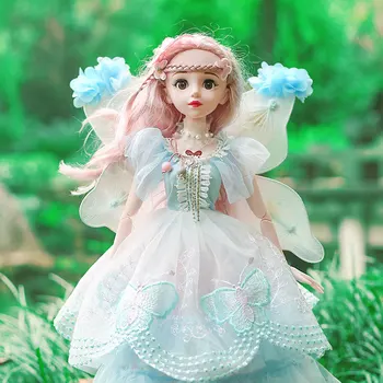 60cm Elf fairy smart music doll children's toys princess doll girl gift Christmas Gifts, Birthday Gifts for Girls