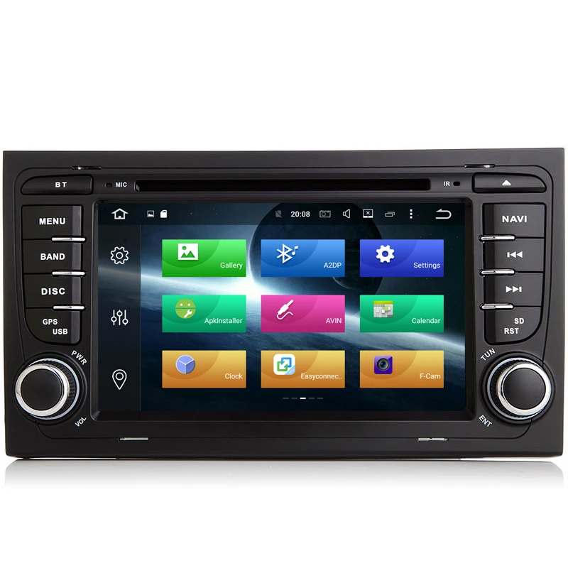 8 ядер Android 10 0 автомобильный DVD GPS для Audi A4 S4 2002 2008 Радио стерео Мультимедиа 4G RAM