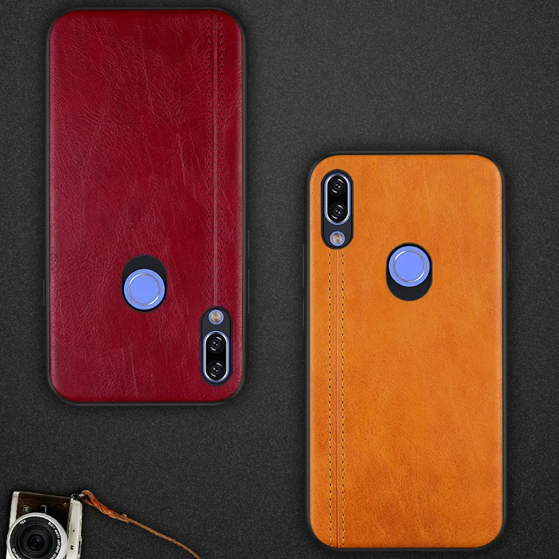 Luxury PU Leather Phone Case For Lenovo S5 Pro K5 S5pro K5pro Back Cover Coque Funda Business Full Protection | Мобильные телефоны