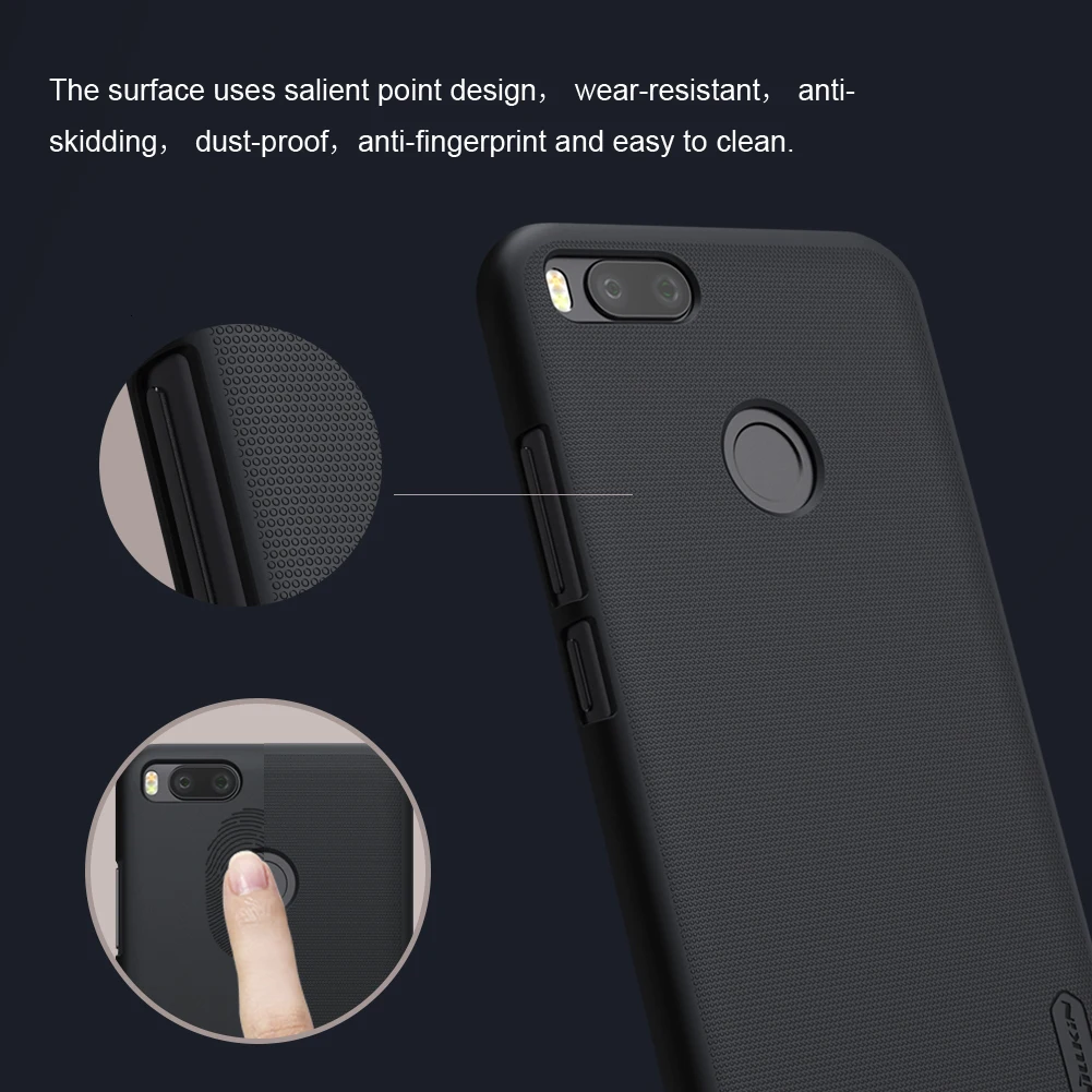 Чехол для Xiaomi mi A2 mi A1, чехол для Xiaomi mi 6X mi 5X, чехол NILLKIN, матовый щит, твердая задняя крышка для Xiaomi mi A2 mi A1 mi 6x mi 5x