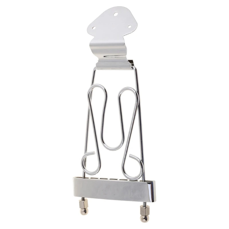 Archtop Jazz трапециевидная короткая 6 струнная задняя часть бас гитара мост с