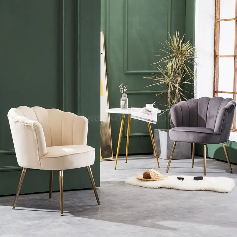 Современный стул для отдыха акцент светильник Роскошная ткань один диван