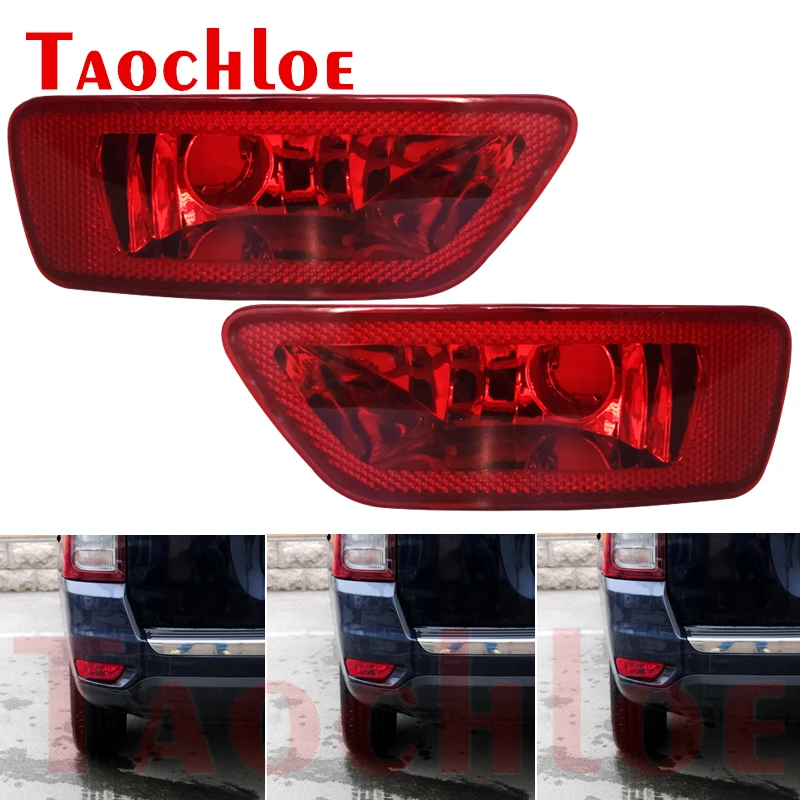 Замена корпуса отражателя задний бампер лампа Противотуманные фары для Jeep Compass