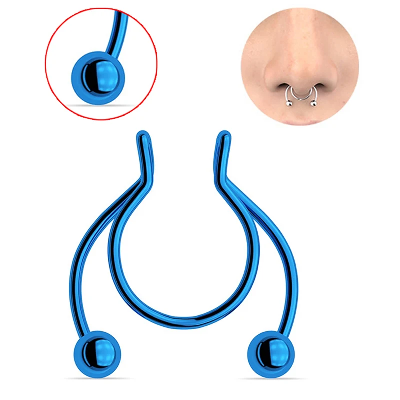 

Fake Nose Ring Hoop Non Piercing Nose Rings Nose Jewelry Unisex Nose Clip