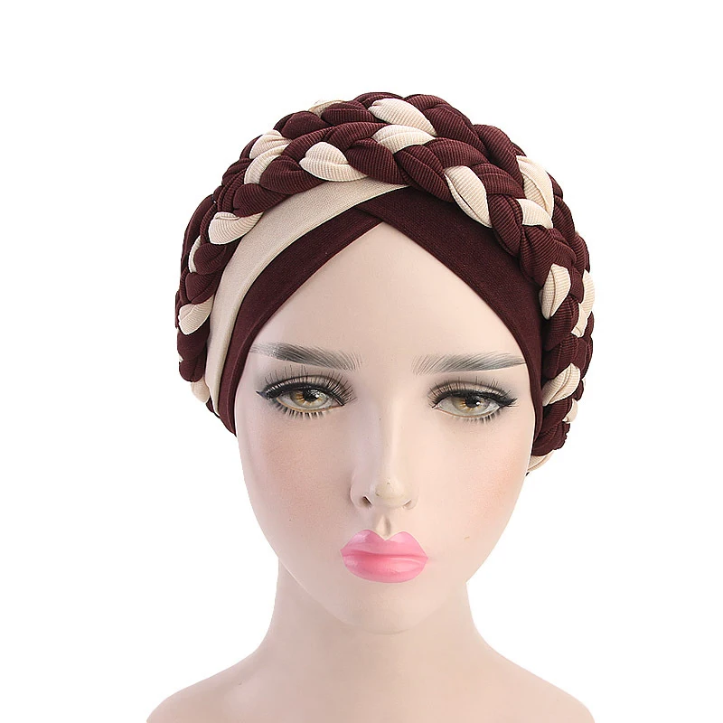 1 шт. мусульманские женские головные уборы для женщин головной платок тюрбан с