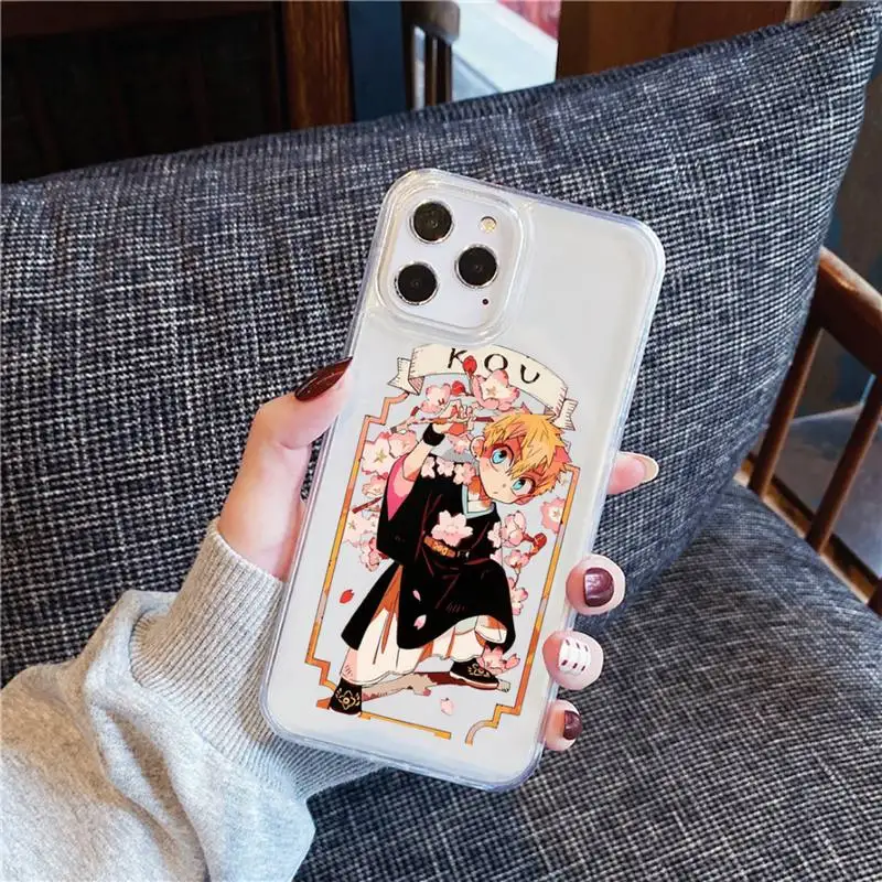 

Toilet Bound Hanako Kun Phone Case Transparent for iPhone 12 11 mini pro XS MAX 6 6S 8 7 Plus X 5S SE 2020 XR