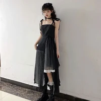 gothic retro girls lolita lace party dress anime cosplay women princess sleeveless dresses japanese op kawaii sweet costume
