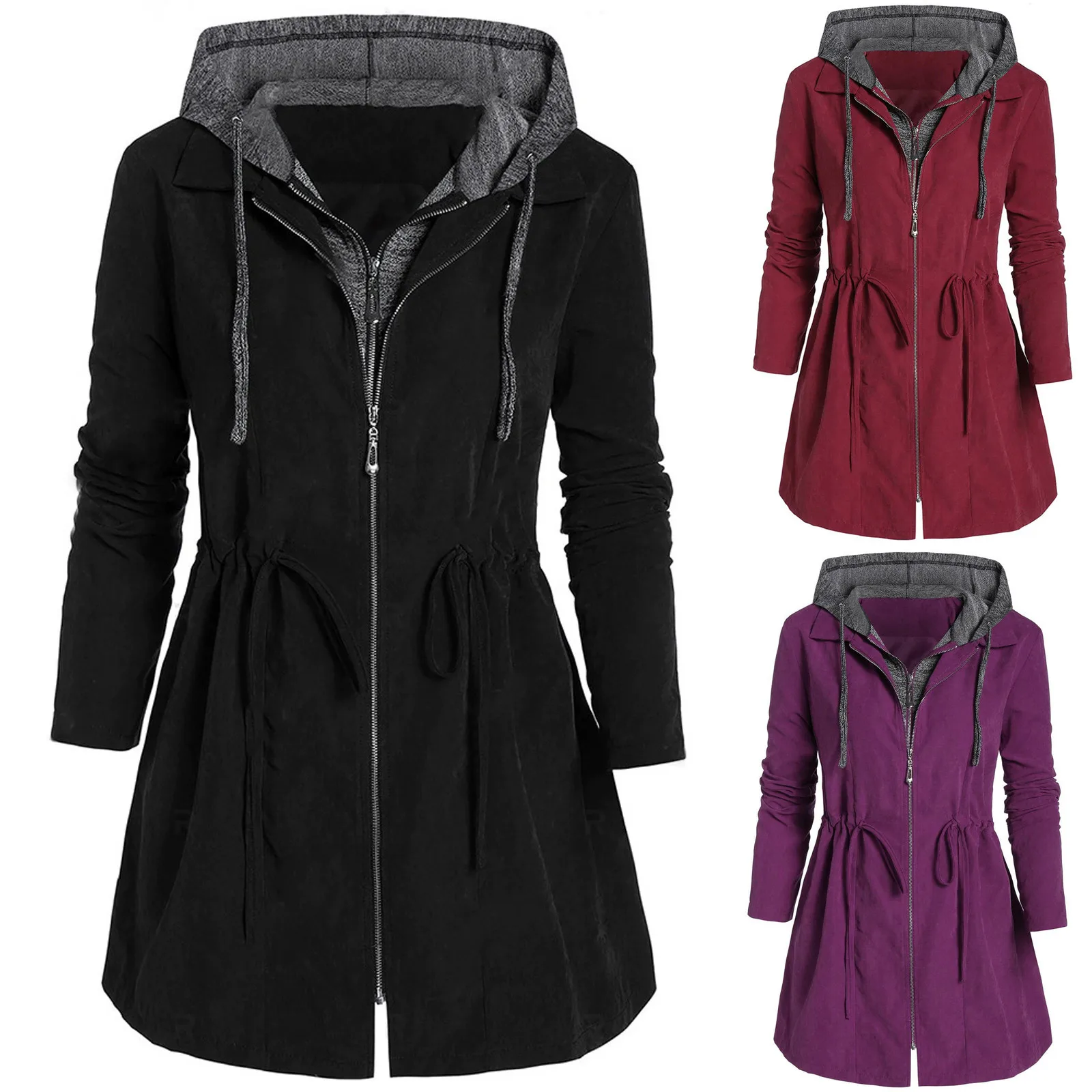 

Winter Women Down Jacket Parka Fashion Women Zipper Patchwork Winter Fly Hooded Space Plus Thick Cotton Coat Куртка Женская