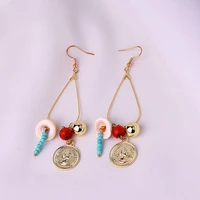 fashion jewelry retro shell beads unique exotic style dangle earrings