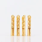 12 шт. золотистый медный аудио BFA Z-Тип 4 мм банановый штекер кабельный разъем для динамика