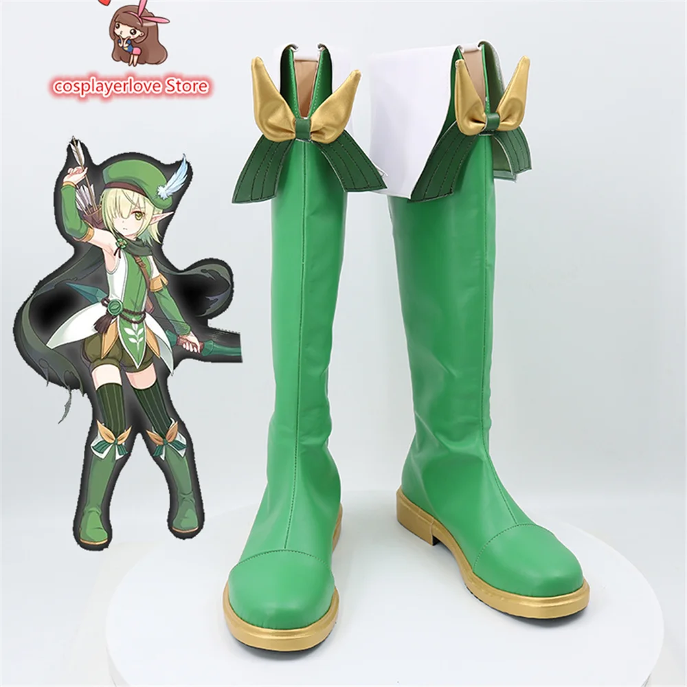 

Соединение принцессы! Re:Dive Futaba Aoi обувь для косплея сапоги для Хэллоуина Карнавал косплей костюм