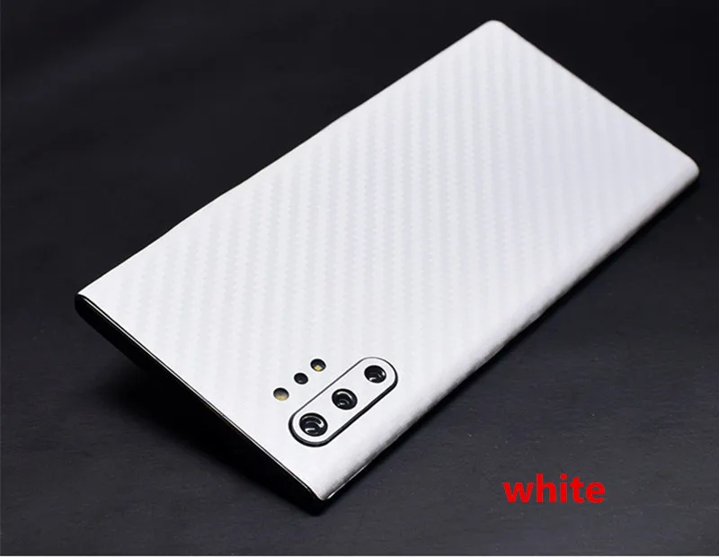 NOTOW Мода 3D углеродное волокно задняя паста защитная пленка наклейка для samsung Galaxy Note10/Note10plus/A70/A50/S10/S10Plus/s10E