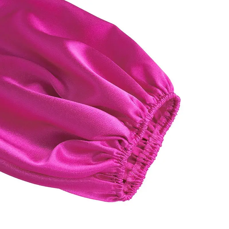 Свободное платье VONDA женские свободные мини-платья с круглым вырезом и пышными