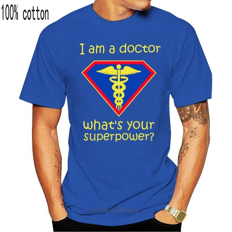 

Докторские топы, футболка I Am Doctor, забавные профессиональные ретро топы с круглым вырезом, футболка