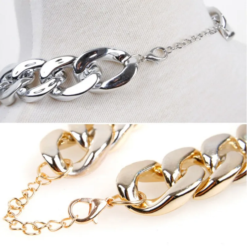 Кубинский ошейник с толстыми звеньями для собак прочное металлическое колье