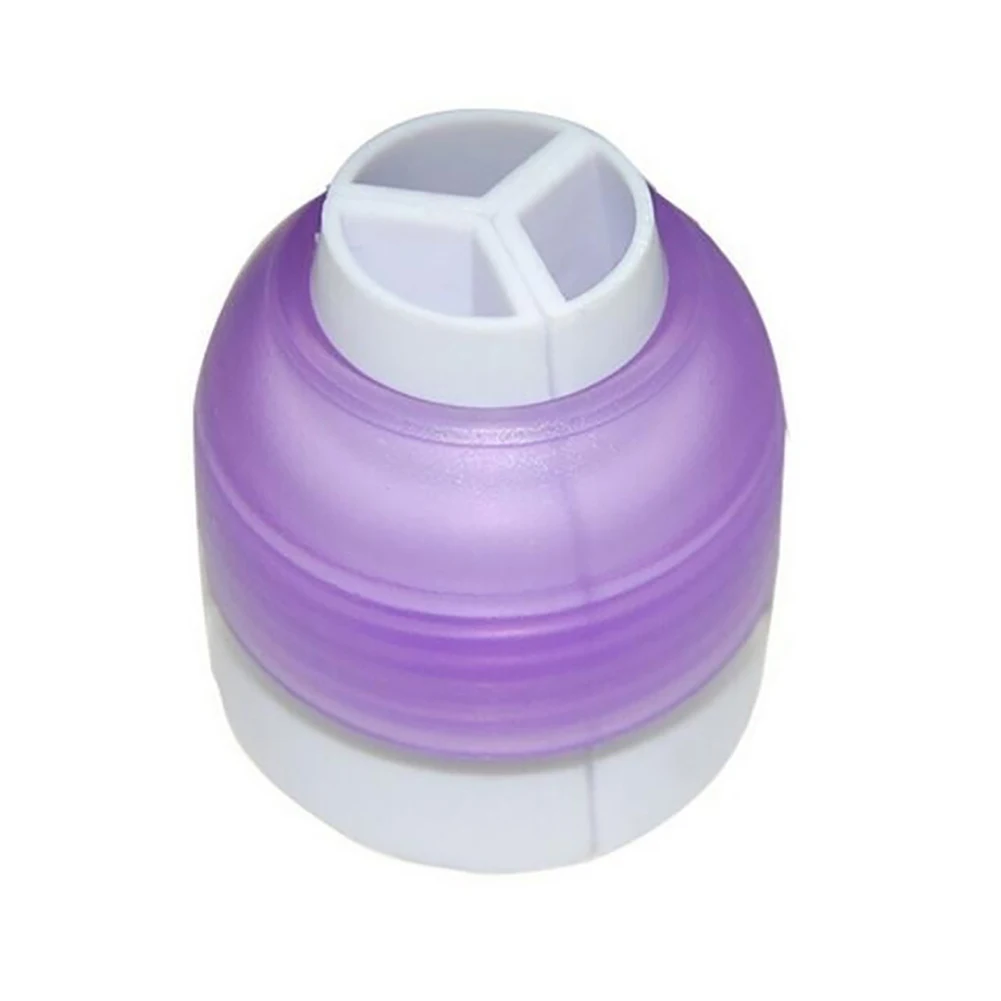 Глазурь трубопроводов кондитерский мешок сопло конвертер трехцветный