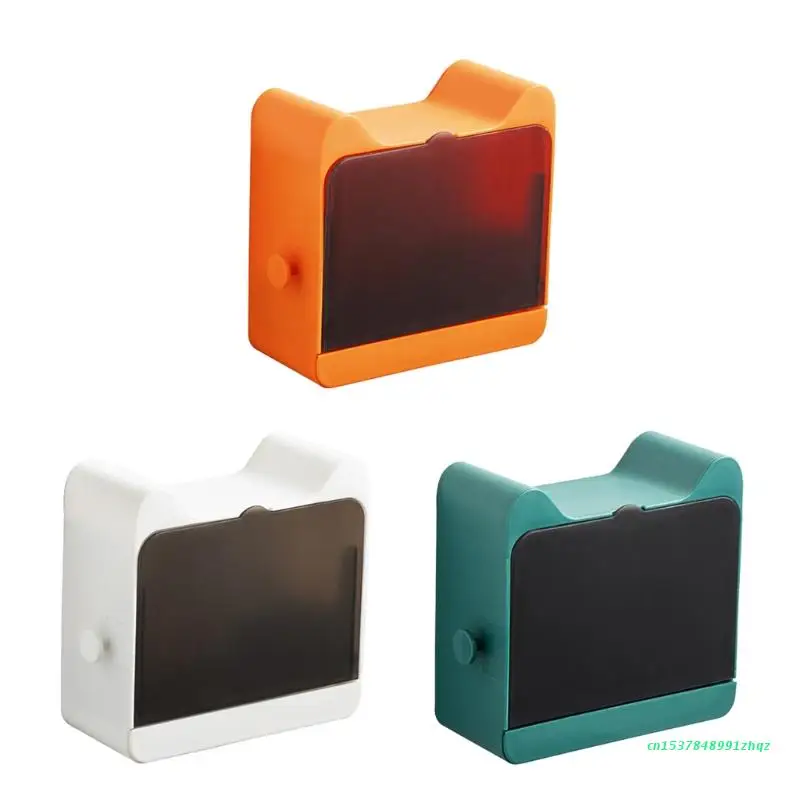 

Wall Mounted Soap Storage Box Holder for Home Bathroom Self Adhesive Shelf