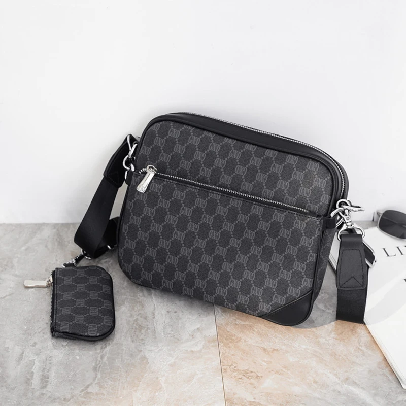 

DAEYOTEN Multifunction Composite Bag Business Men's Bags Designer Shoulder Messenger Bag Detachable Men Handbag Purse ZM1059