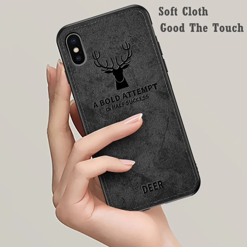 Прочный ТПУ чехол PDGB для OPPO A3S A5S A7 A9 F11 A11X Reno 2 Z F Realme X XT Q X2 Ace 3 5 Pro тканевый с рисунком