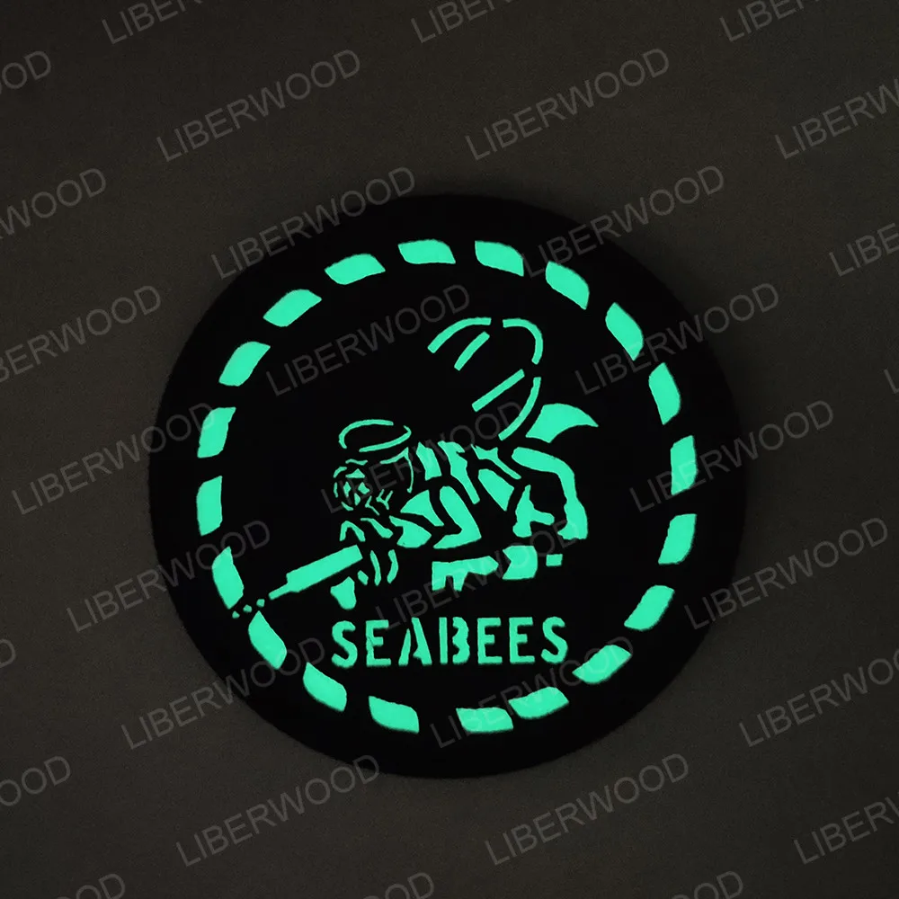 Военная инфракрасная нашивка морского флота США Seabees Тактическая SEABEE отражающая
