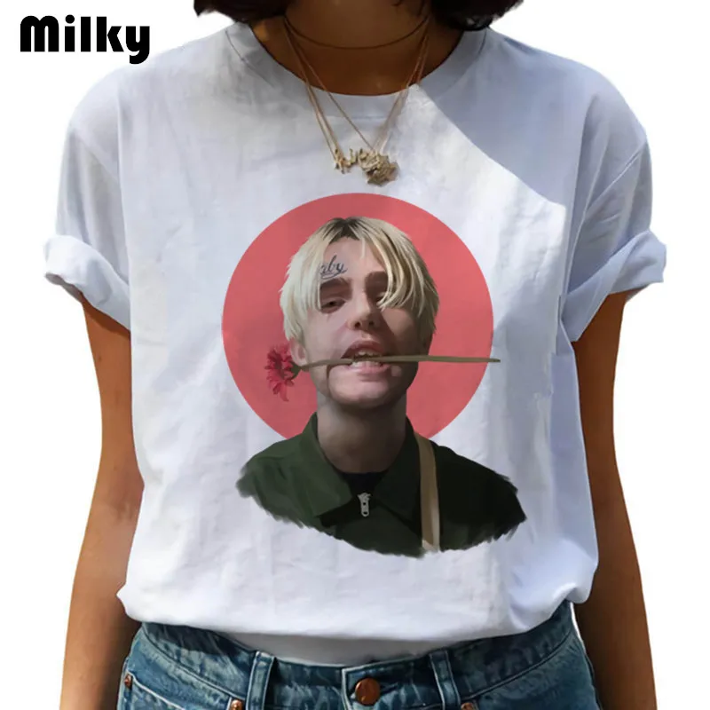 Футболка женская с графическим принтом модная тенниска в стиле Хилл Пип топ панк