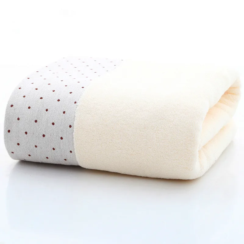 

Bath Towel 100% Cotton Polka Dot Bath Towel Jacquard Facial Towel Business Gift Hand Towel Bath Towels for Adults Cotton Large