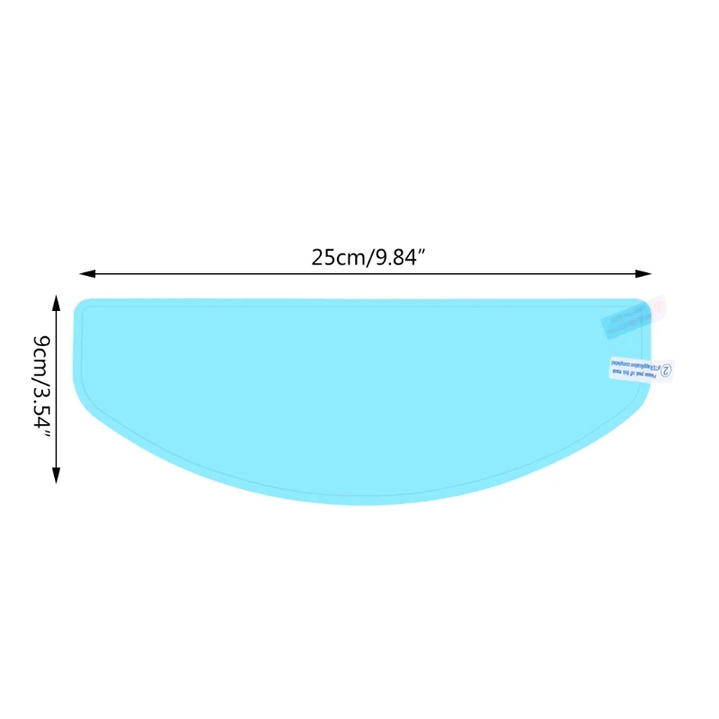 

2021 Motorcycle Helmet Waterproof Rainproof Anti-Fog Lens Film Clear Protective Sun Visor Screen Patch Shield for K3 K4 AX8 LS2