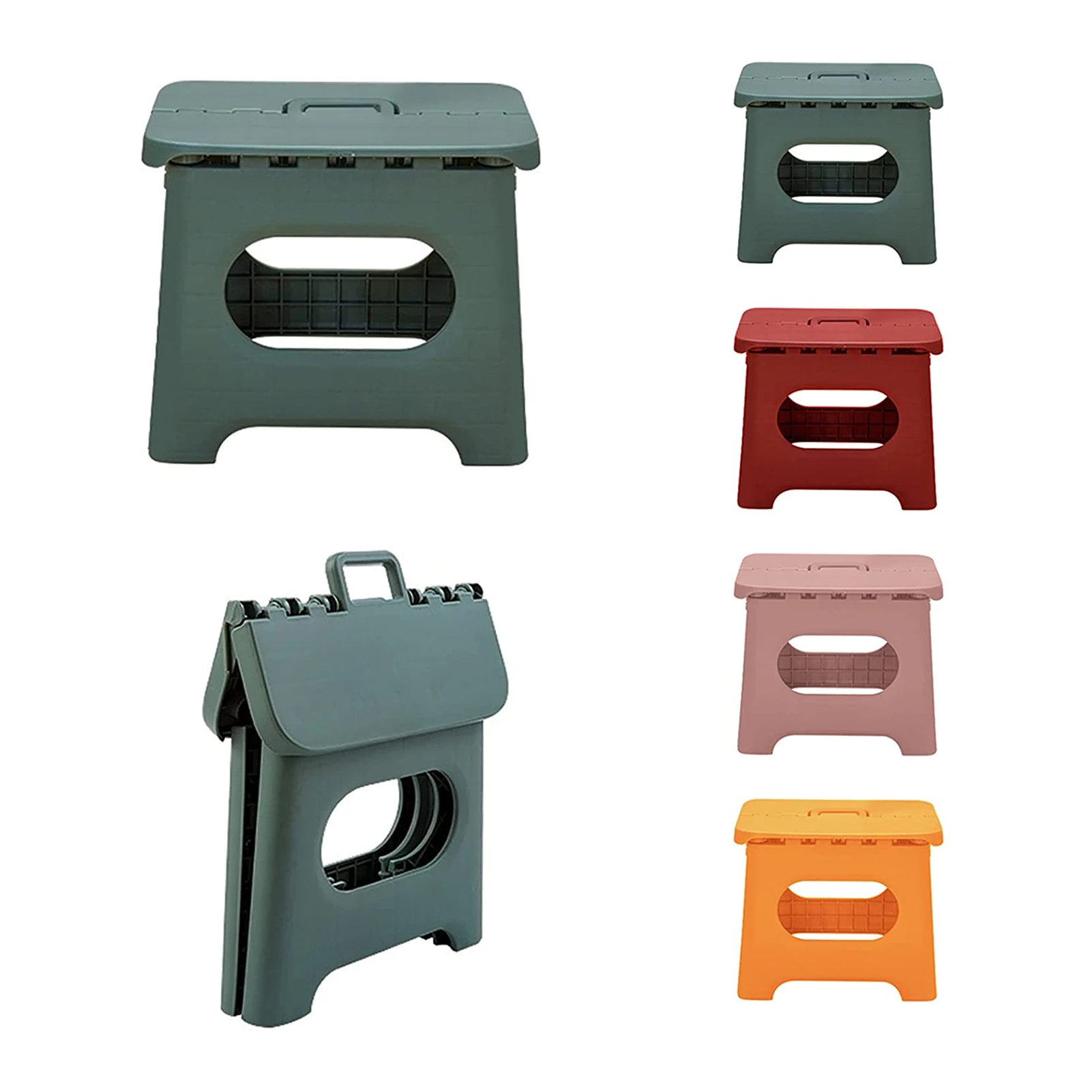 

Train Mazar Folding Stool Portable Plastic Kindergarten Chair Outdoor Adult Home Gift Small Bench #55