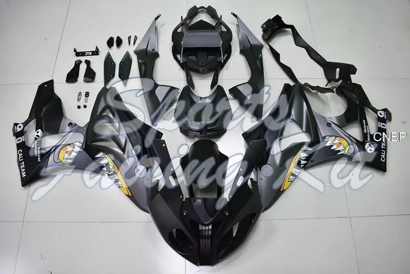 Обтекатель из АБС-пластика для BMW S1000 RR 2010-2014 матовая Черная Акула набор всего тела