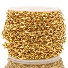 Цепочка для браслетов, ожерелий, 1 метр, из нержавеющей стали