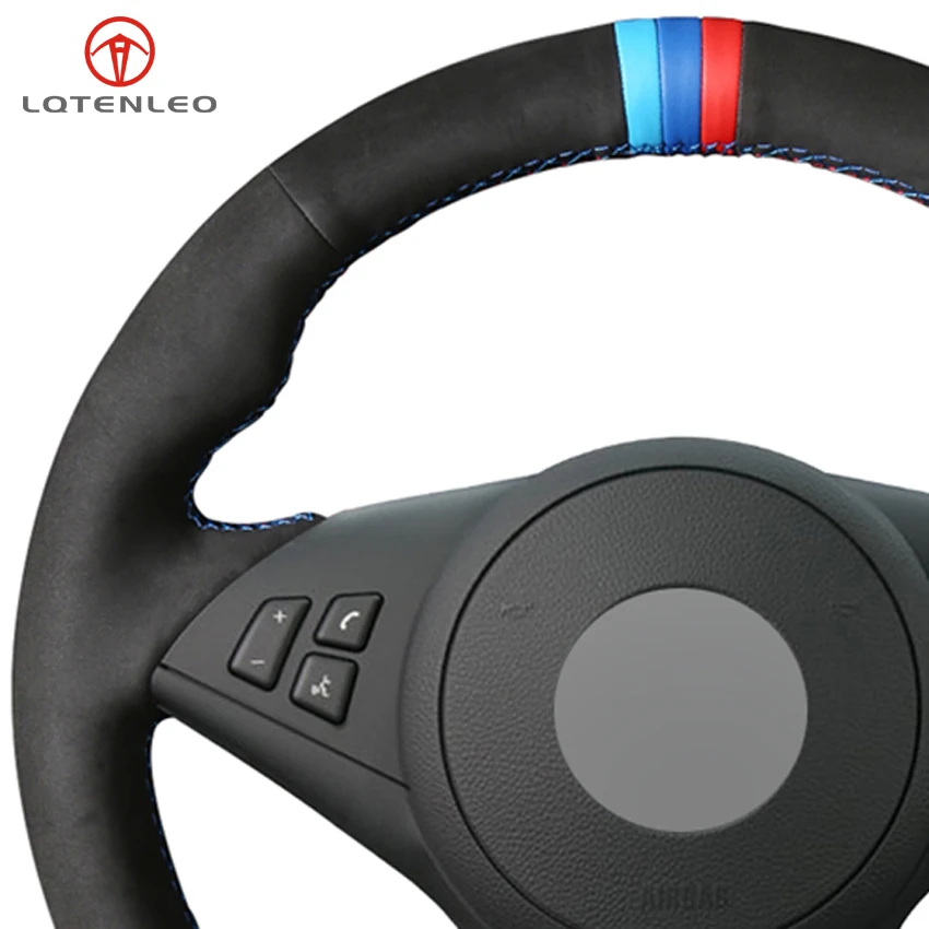 LQTENLEO черная замша для самостоятельной сборки BMW E60 E61 Touring 530d 545i 550i E63 Coupe E64 630i 645Ci 650i