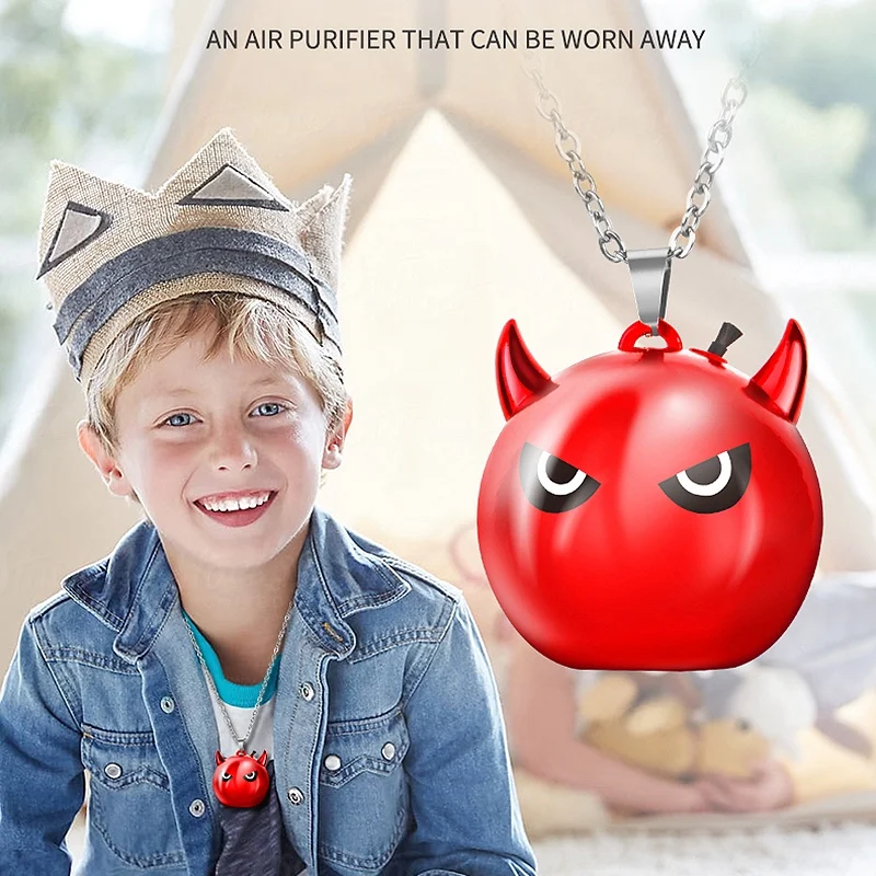 

Hanging Neck Air Purifier, Portable Portable Car Oxygen Bar Negative Ion Hanging Neck Necklace Air Purifier(2 Pack)