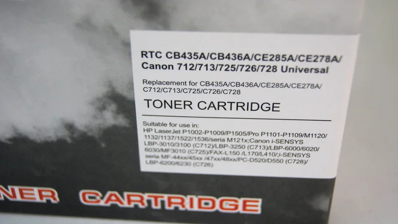 Картридж CB435A | CB436A CE285A CE278A 712 713 725 726 728 для HP P1005/ 1505/ P1102/|Картриджи с тонером|