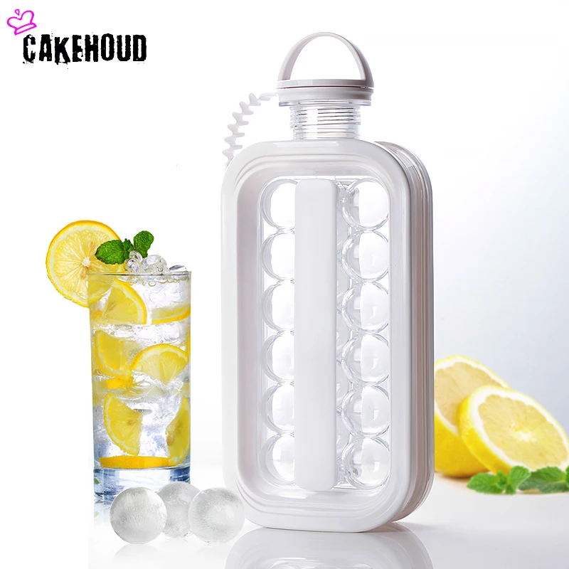 

Ice Cube Maker Portable Plastic Ice Cube Mold Ice Hockey Water Bottle Ice Cube Tray Sealed Homemade Ice Mould Ice Ball Maker