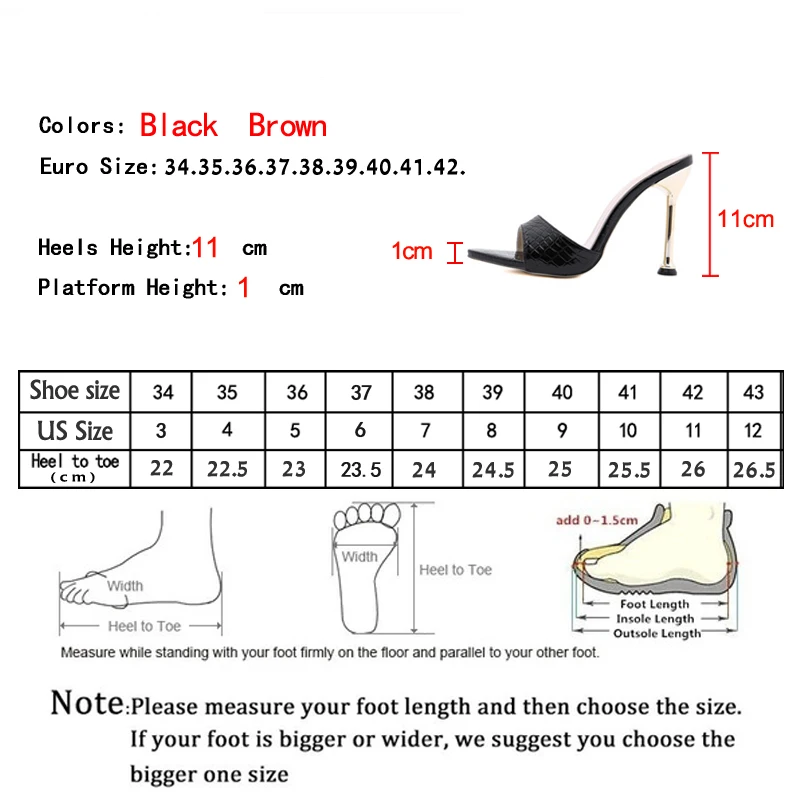 

Women slippers Snake Print Strappy Mule high heels Slippers Sandals flip flops Pointed toe Slides Party shoes Woman