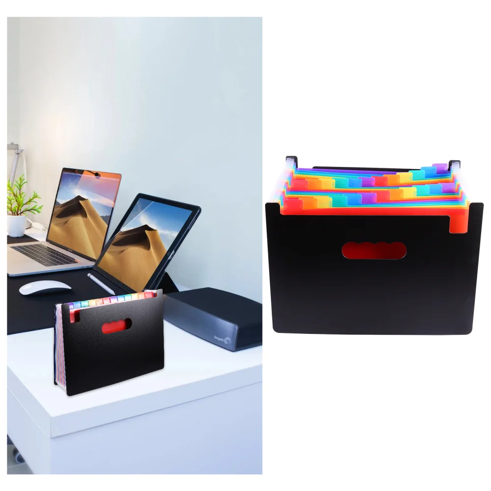 

1Pc Multilayer File Folder Type File Folder Large Capacity File Folder